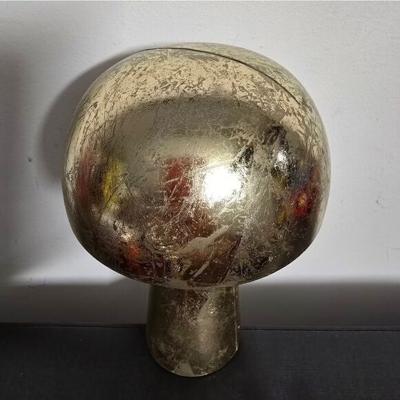 8" Foil Plastic Mushroom Halloween Decorative Sculpture- Hyde & Eek! - Picture 4 of 7